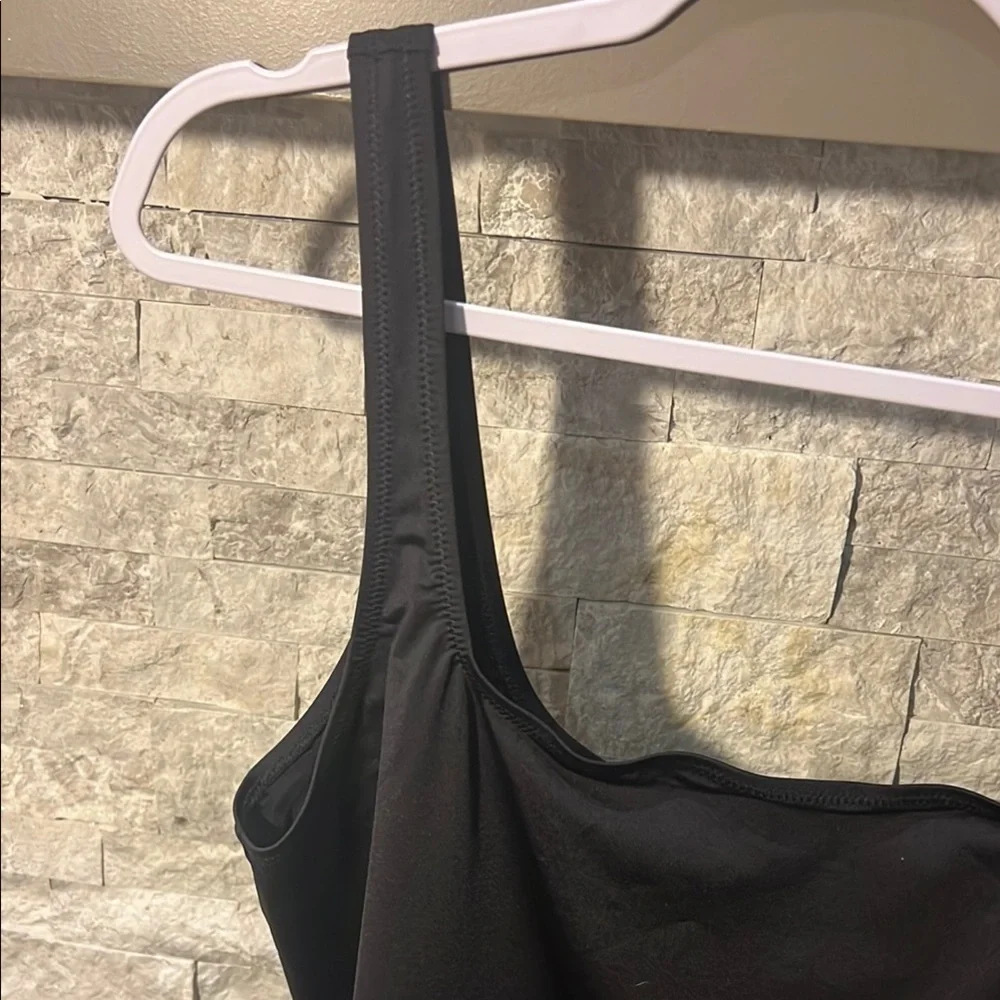 NWT SKIMS Black Swim Tank Dress size 4x